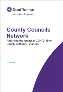 Grant Thornton County Councils Network report analyzing COVID-19 impact on finances
