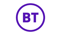 BT logo: blue circle with white letters BT inside