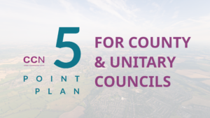 CCN 5 Point Plan for County and Unitary Councils branding
