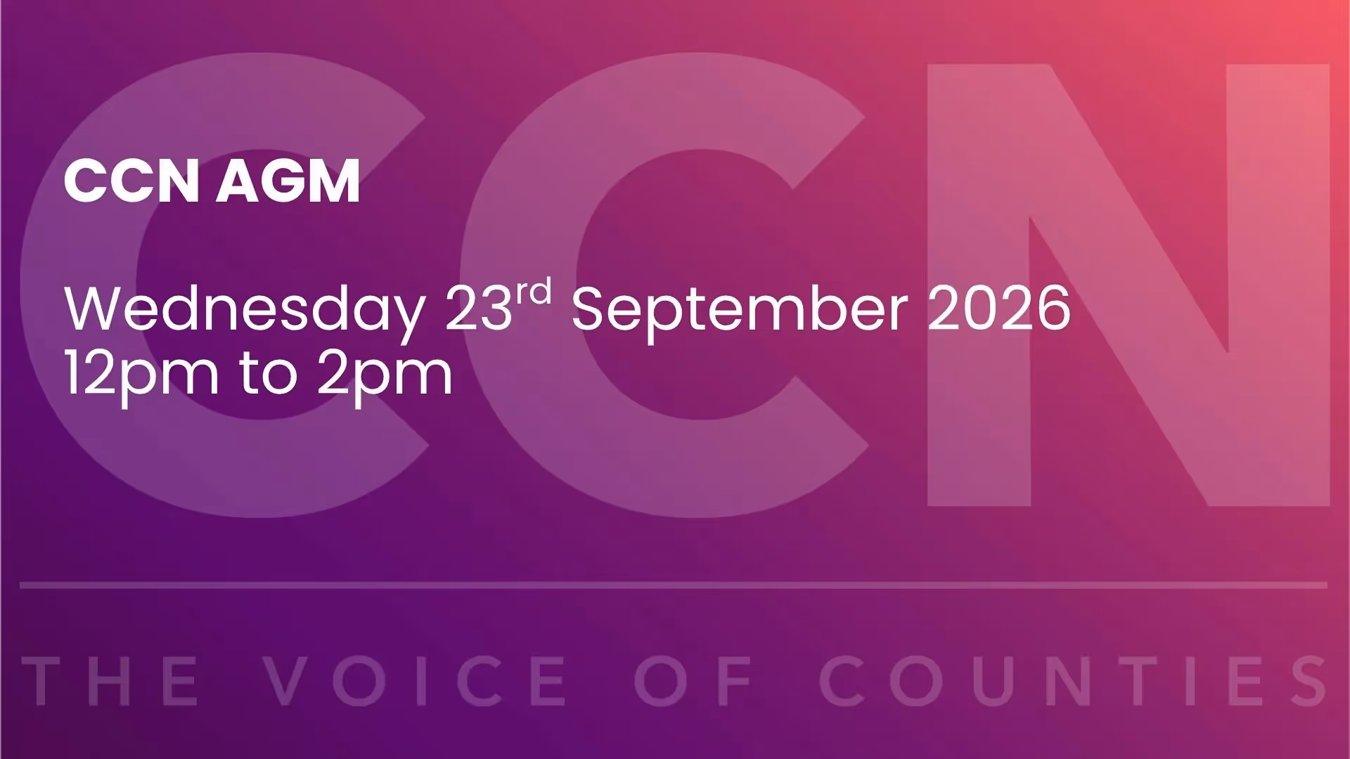 CCN 2026 Annual General Meeting