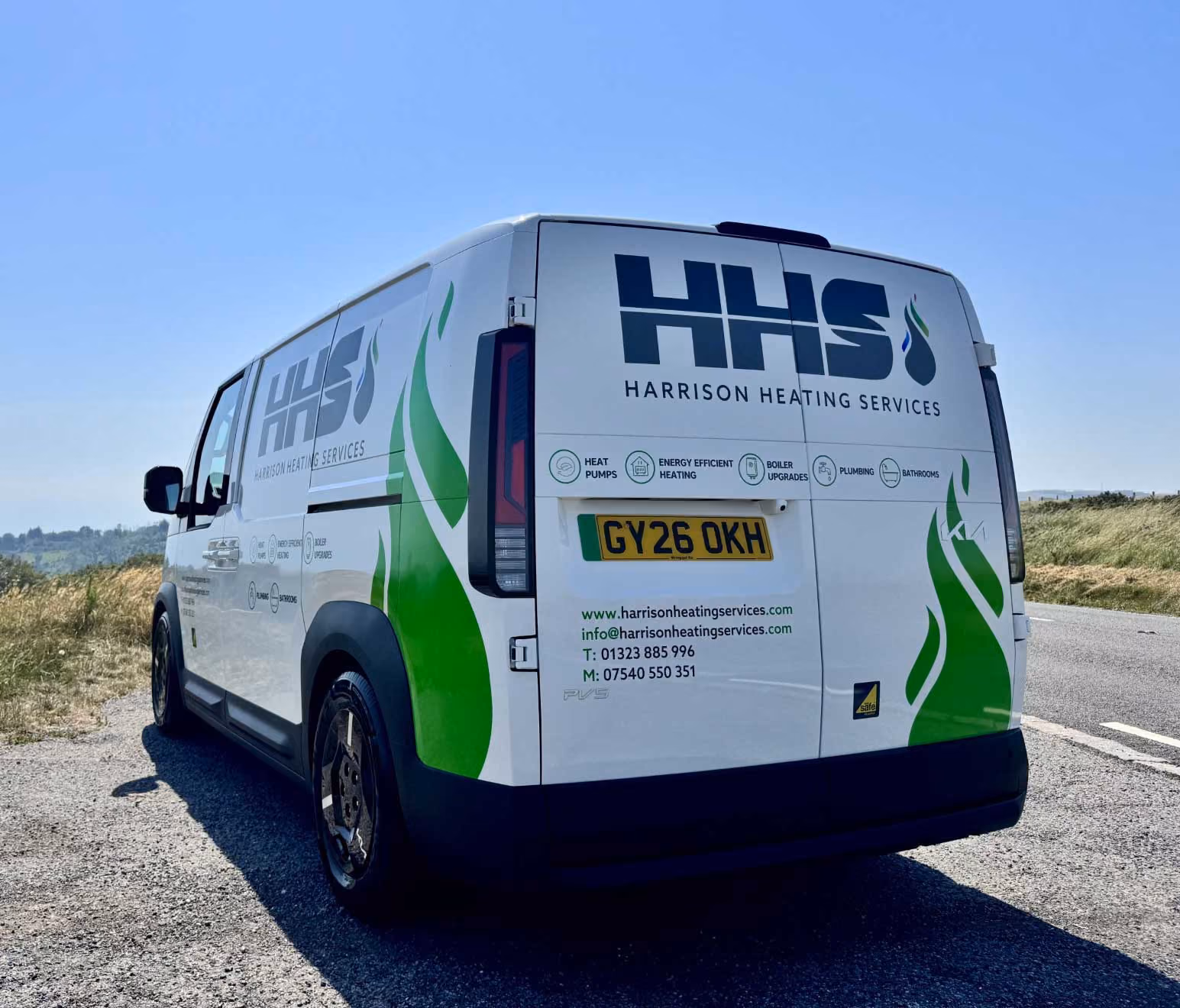 Harrison Heating Services Van