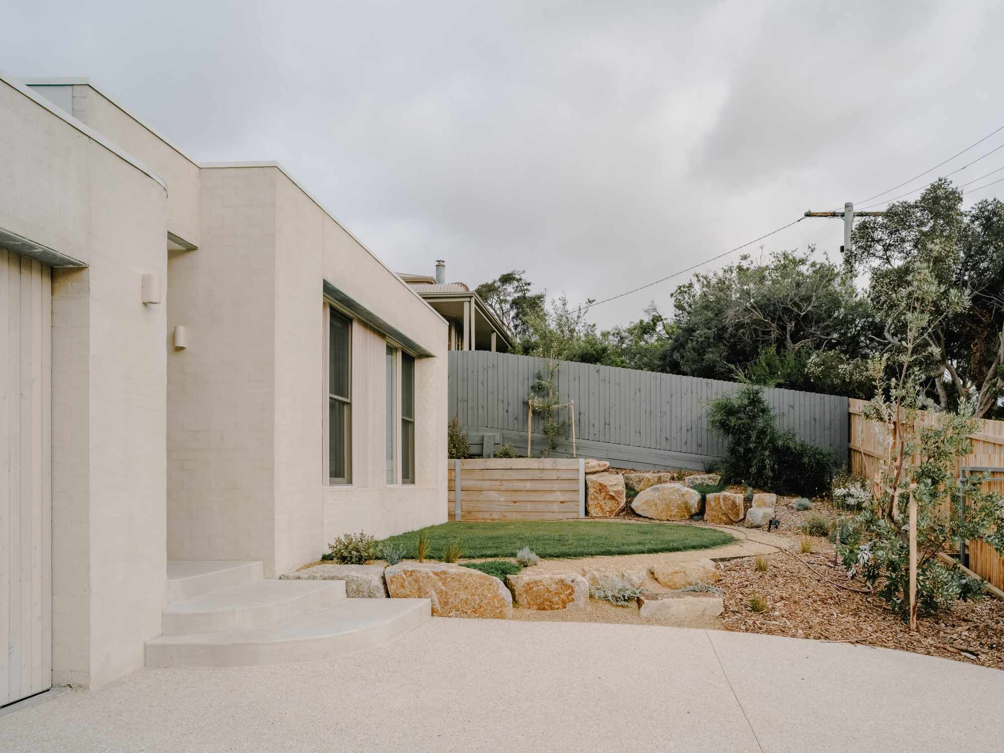 Exterior detail — Sorrento House