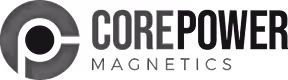 Core Power Magnetics company logo with circular design and bold text.