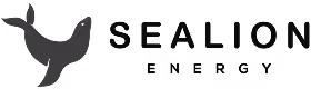 Logo of a stylized sea lion with the text SEALION in uppercase letters.
