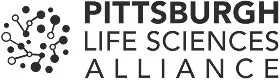 Logo of Pittsburgh Life Sciences Alliance with interconnected dots forming a circle on the left.