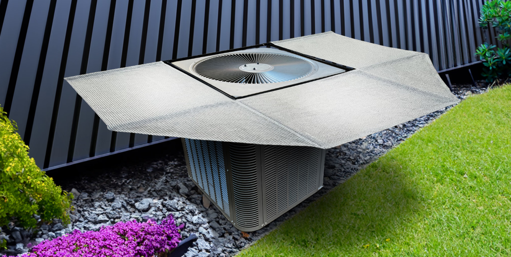 AC Shade outdoor AC unit sun shade product overview