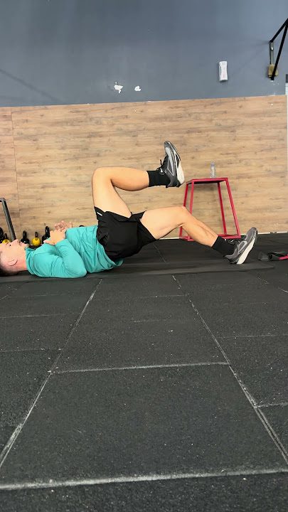 Bosch hold isometric hamstring exercise performed lying on the back with one leg raised