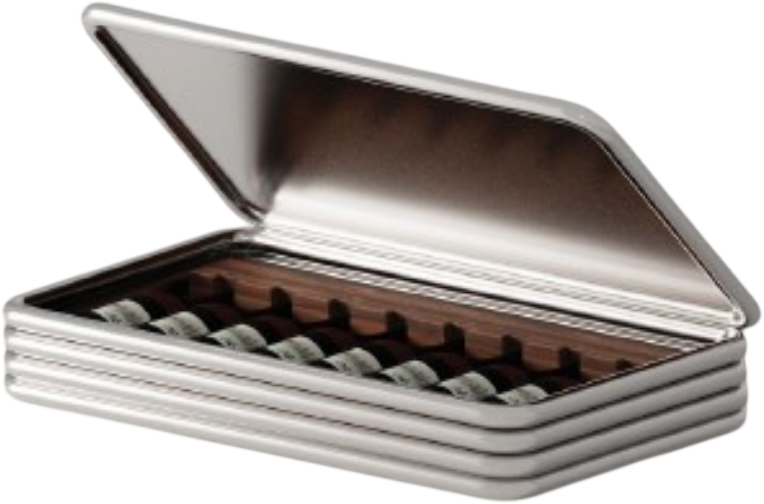 Case 001 with its wine selection