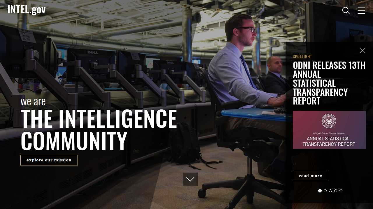 A screenshot of the U.S. Intelligence Community's AI Ethics Framework, emphasizing responsible AI development.