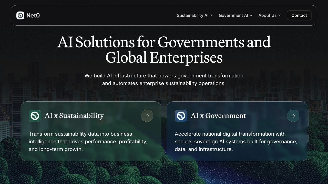 Blog post outlining strategies for government AI transformation and governance.