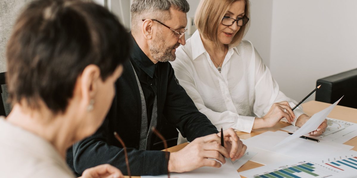 A team works together to define and implement a robust security strategy, ensuring all valuable information is protected.