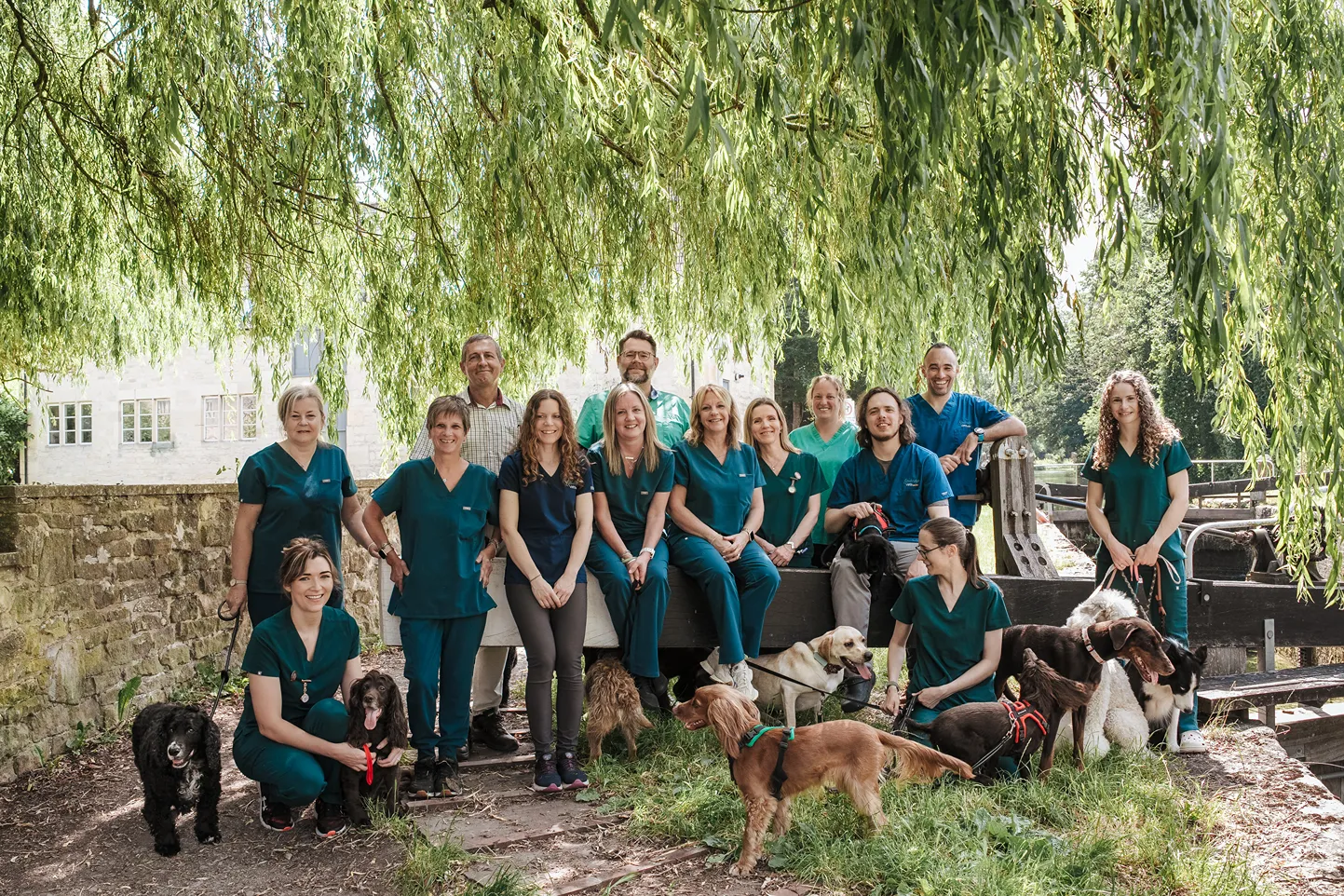 Group photo of the Bowbridge Vets team