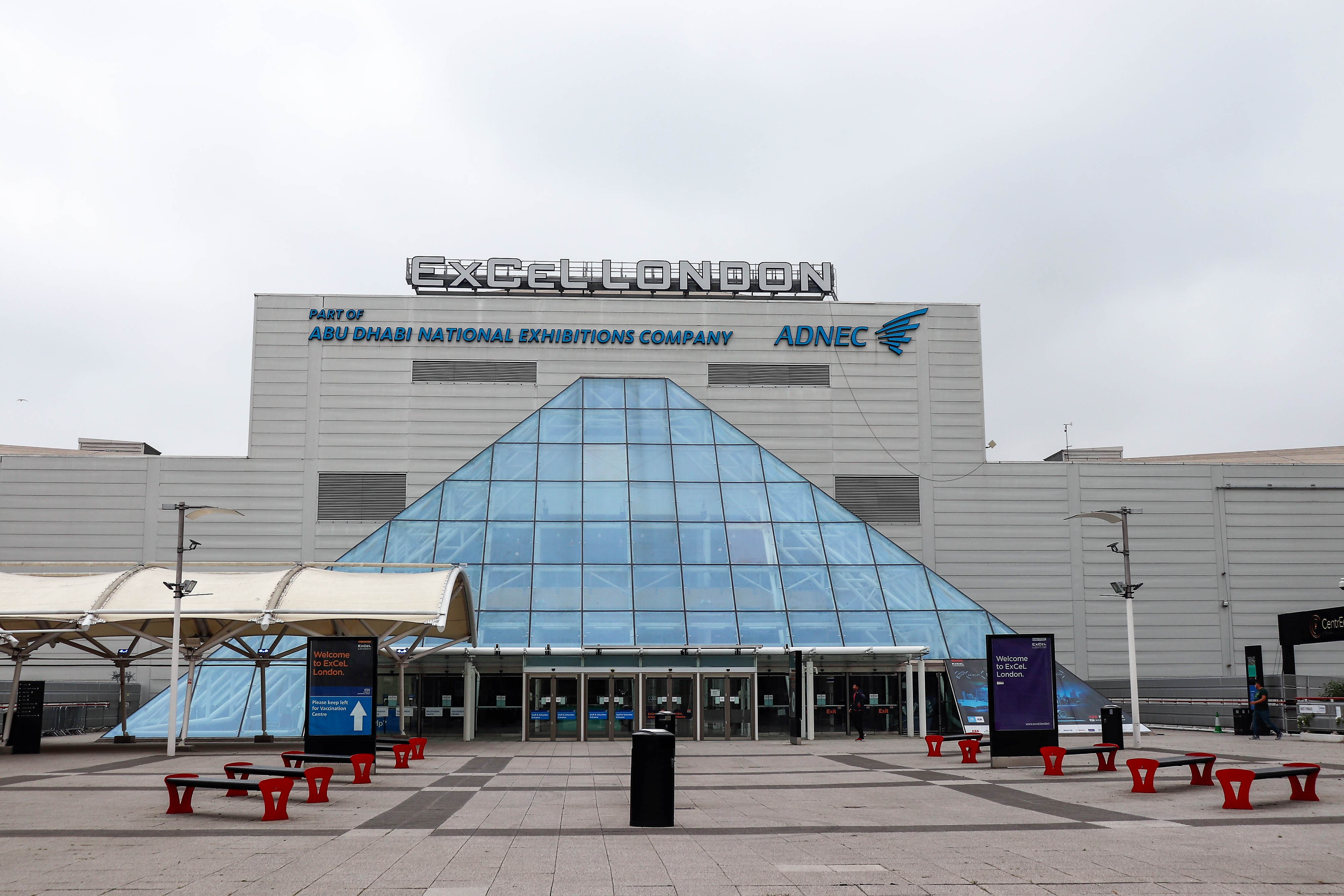 ExCeL London main entrance