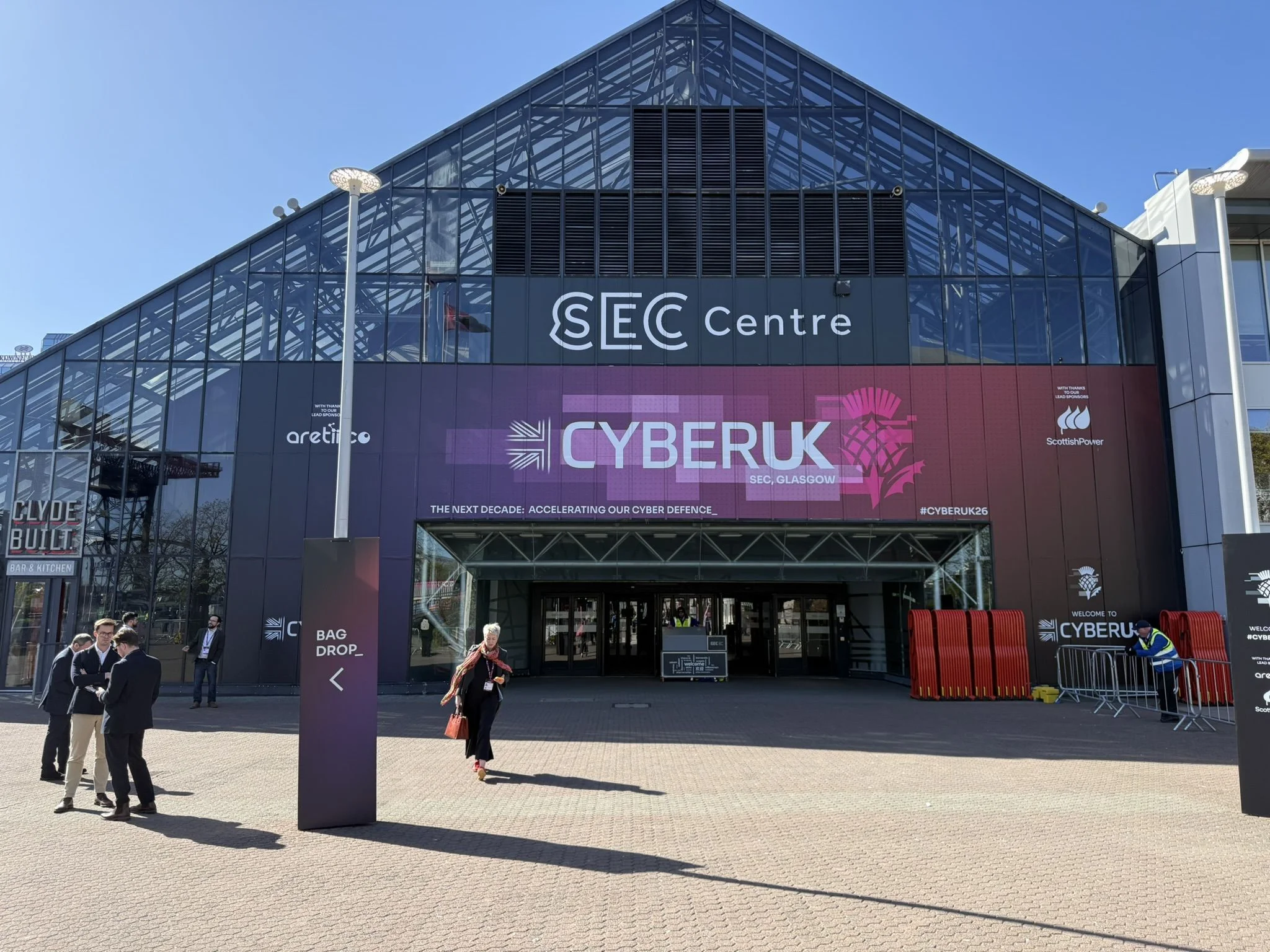 SEC Glasgow entrance during CYBERUK