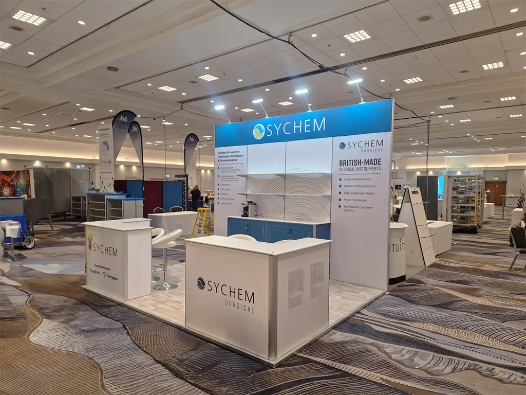 Sychem @ IDSC 24 - exhibition stand by Redblu