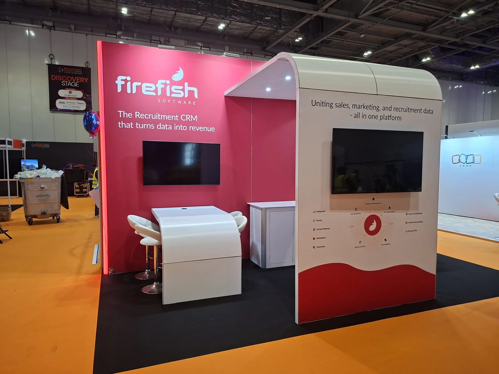 Firefish @ RAE 26 - exhibition stand by Redblu
