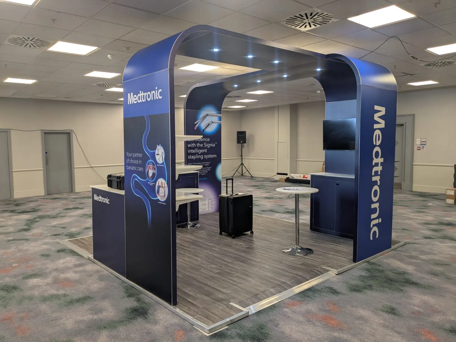 Medtronic @ BOMSS 25 - exhibition stand by Redblu
