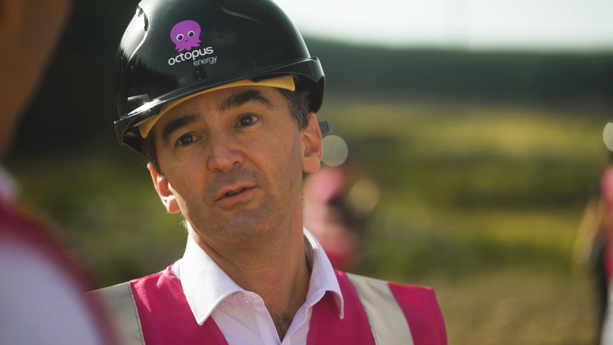 a man wearing a helmet