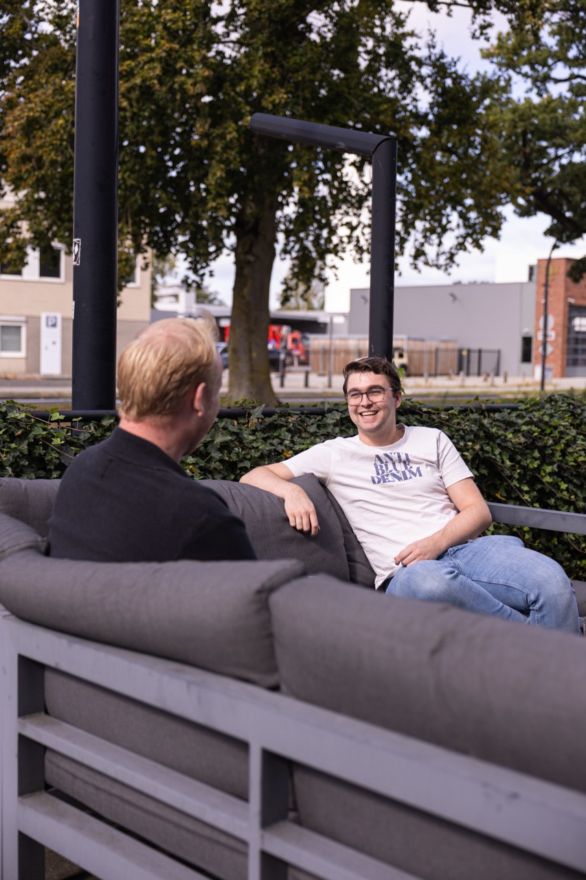 Buitengebied bij Campus Dreesz in Almelo
