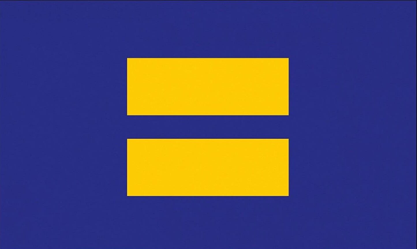 Human Rights Campaign flag