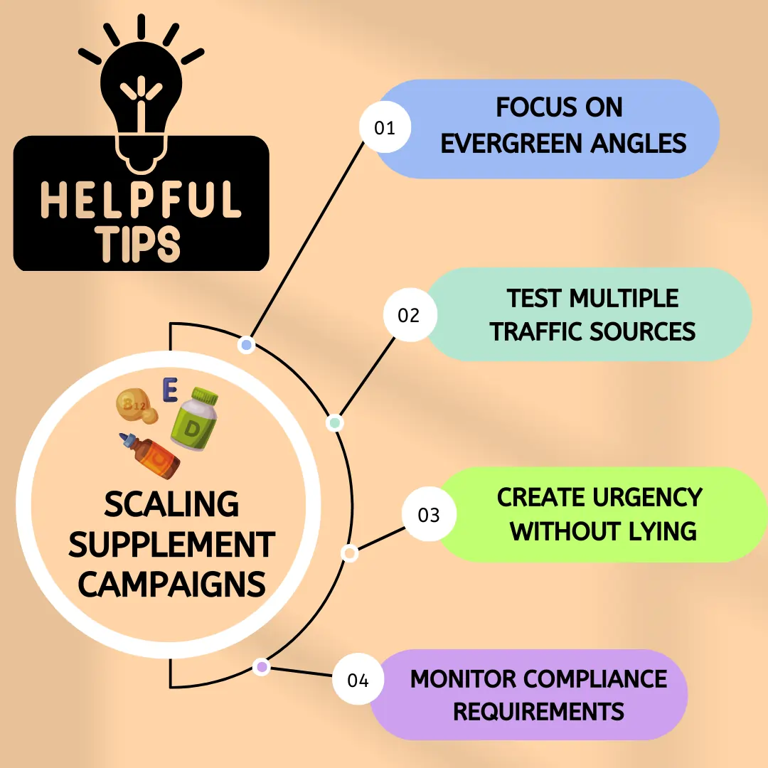 Tips for Scaling Supplement Campaigns