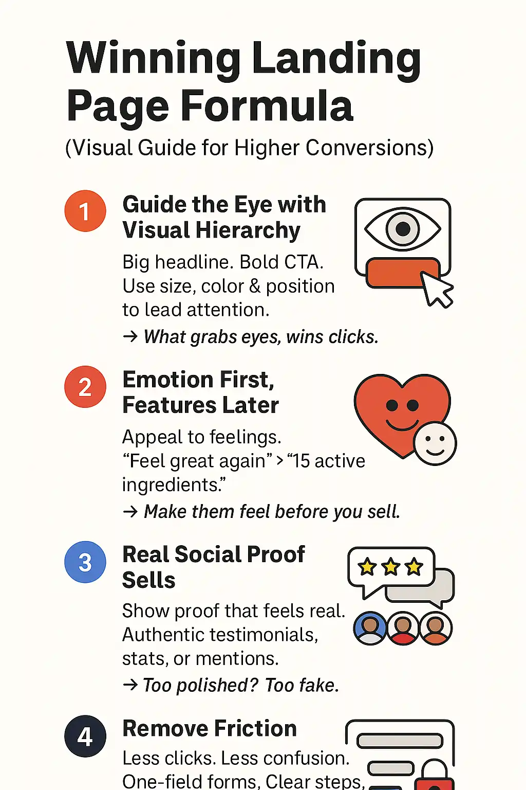 Converting Landing Pages tips by Adplexity