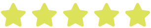 Five yellow stars in a horizontal row representing a 5-star rating.