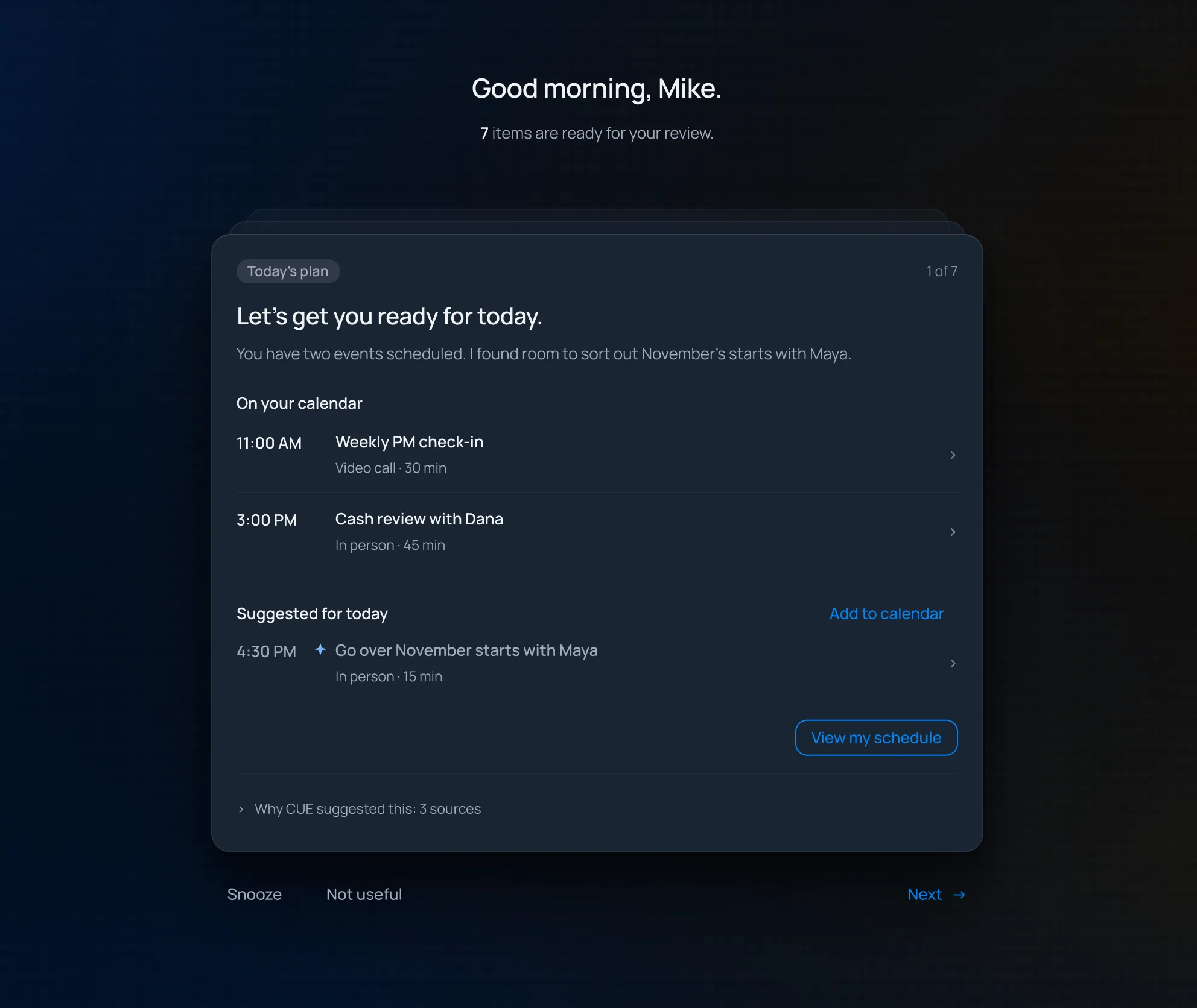 The Morning Briefing from CUE