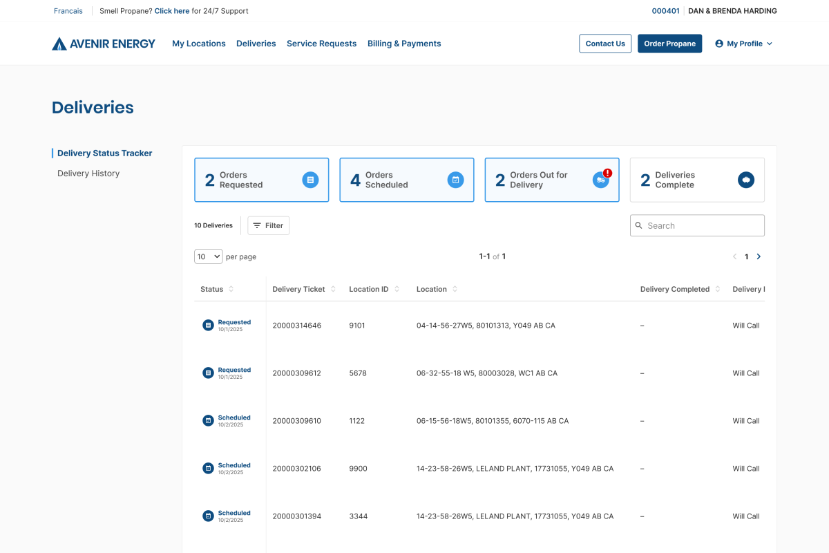 DYAD ordering portal