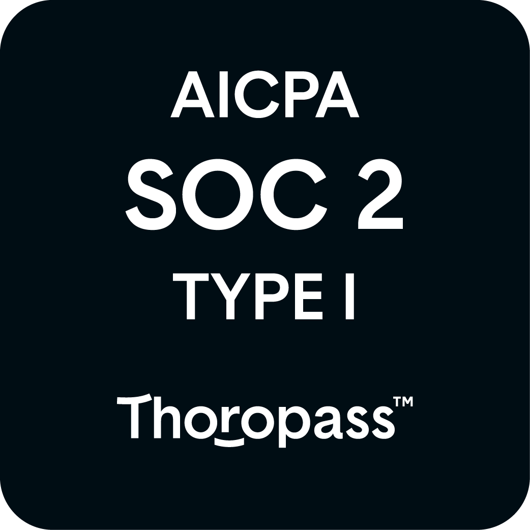 AICPA SOC 2 Type 1 Compliance - Thoropass