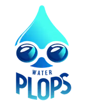 Logo Waterplops, lunettes de piscine