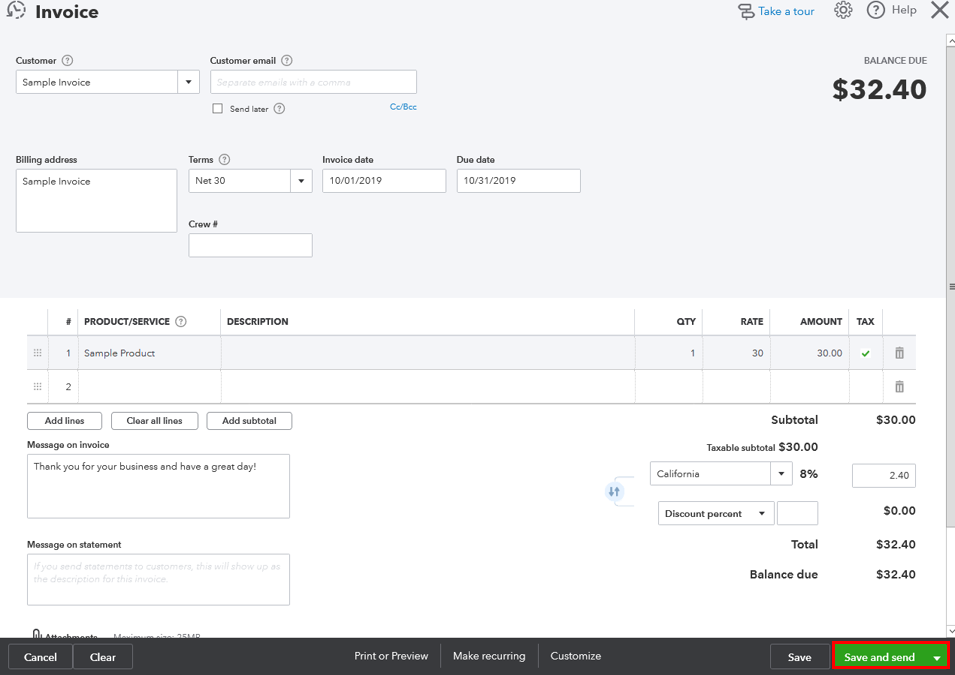Creating Recurring Templates in QuickBooks