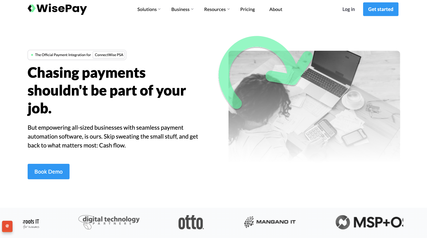 WisePay Home Page