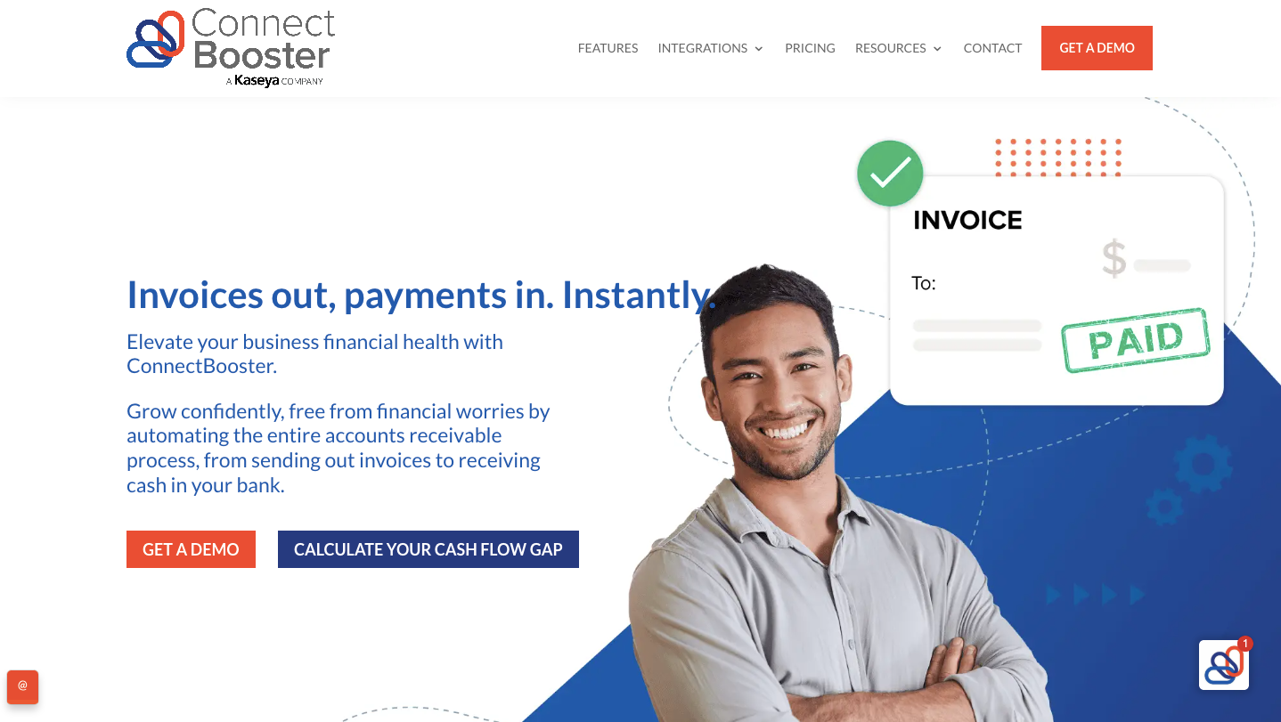 ConnectBooster Home Page
