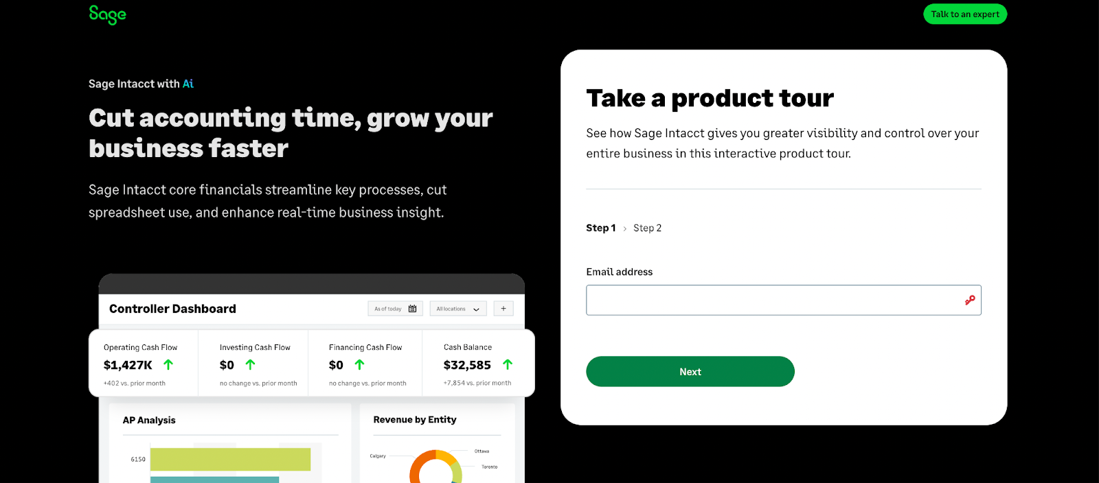 Sage Intacct Home Page