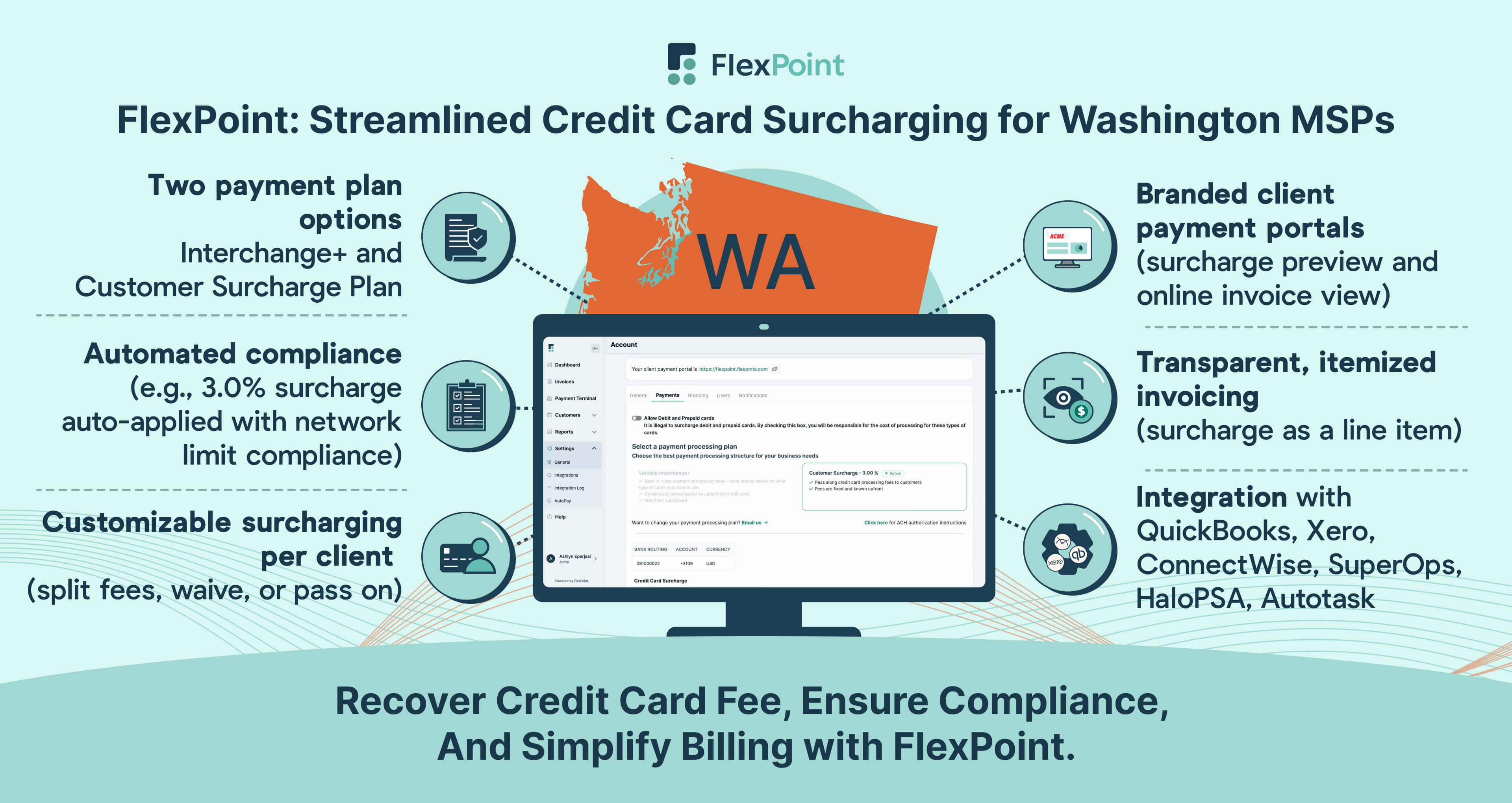FlexPoint: Credit Card Surcharging Solutions for Washington MSPs