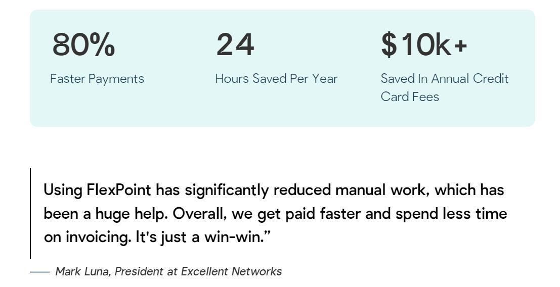 Excellent Networks FlexPoint Testimonial