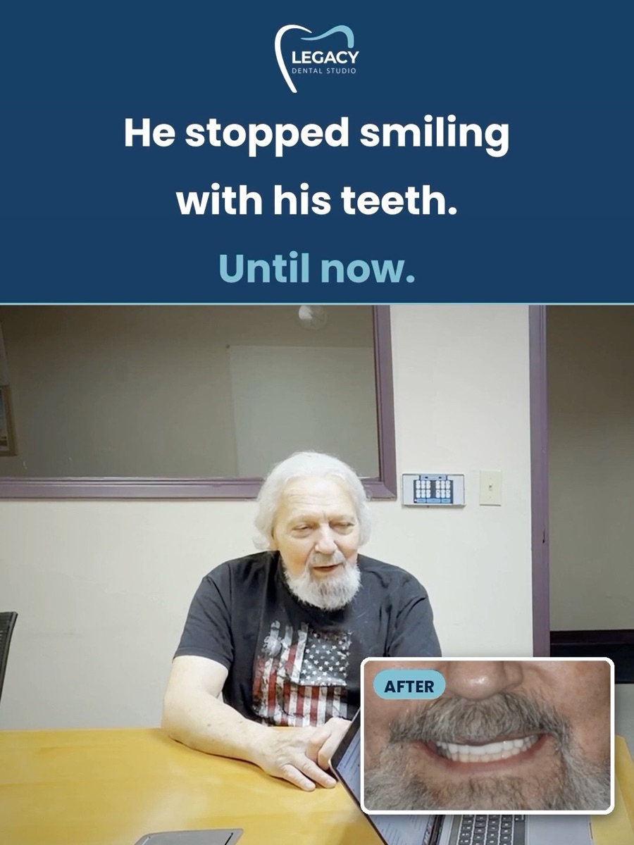Patient testimonial: upper and lower full-arch implants