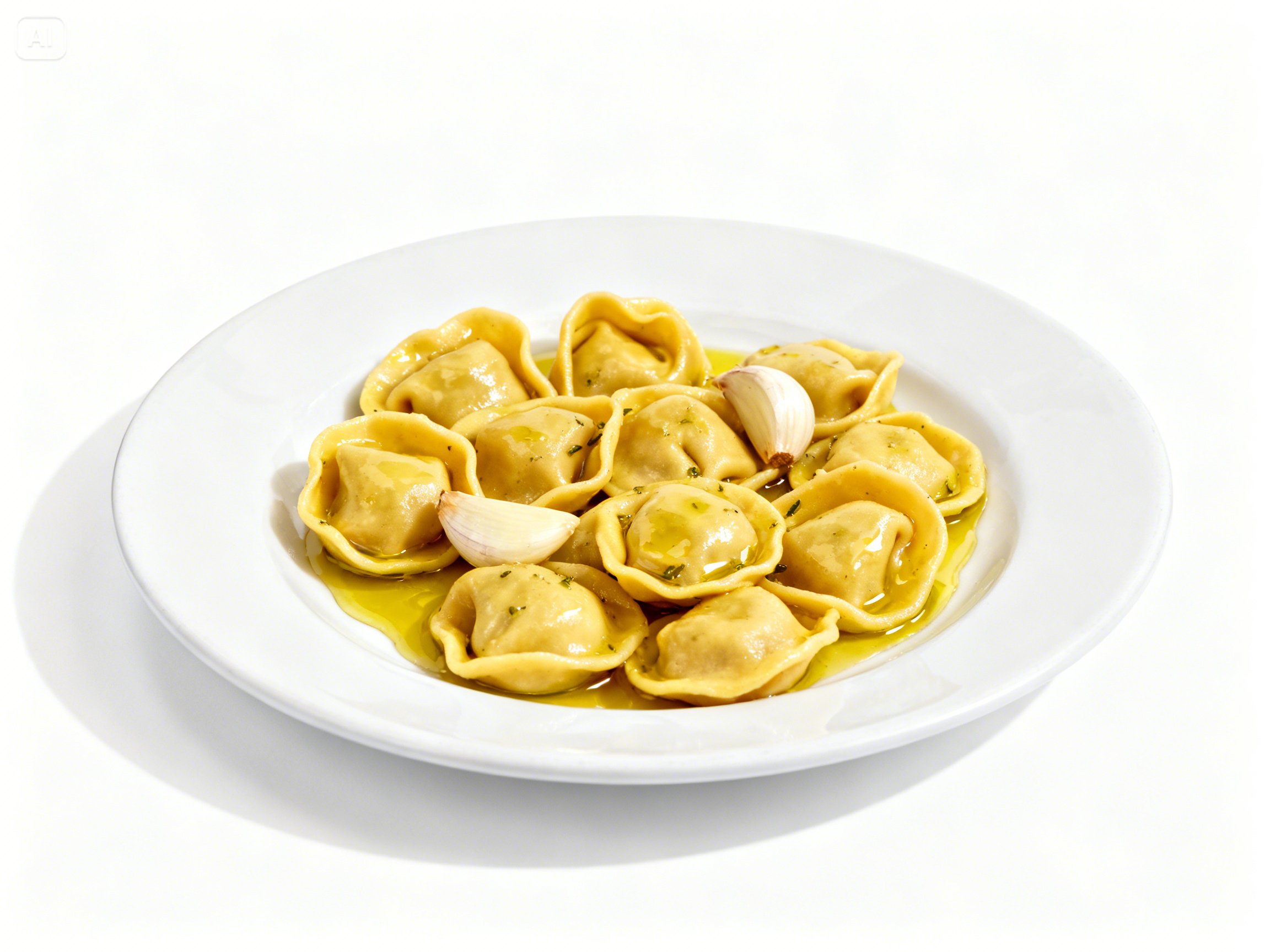 Tortellini with Garlic & Oil