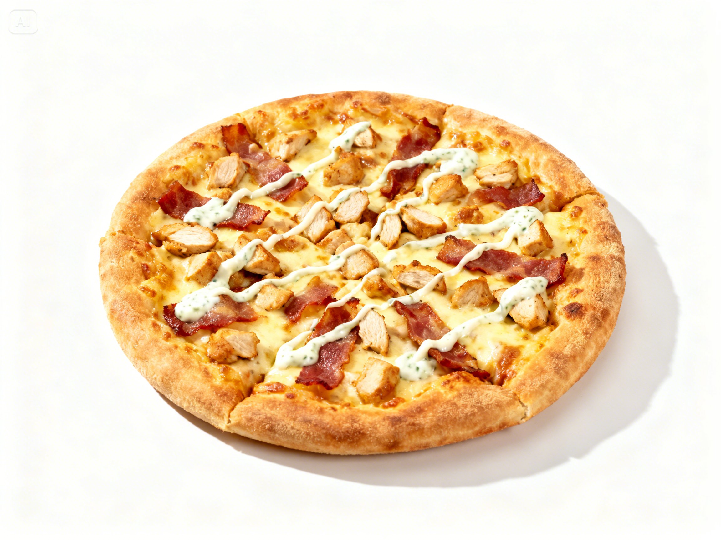 Chicken Bacon Ranch Pizza