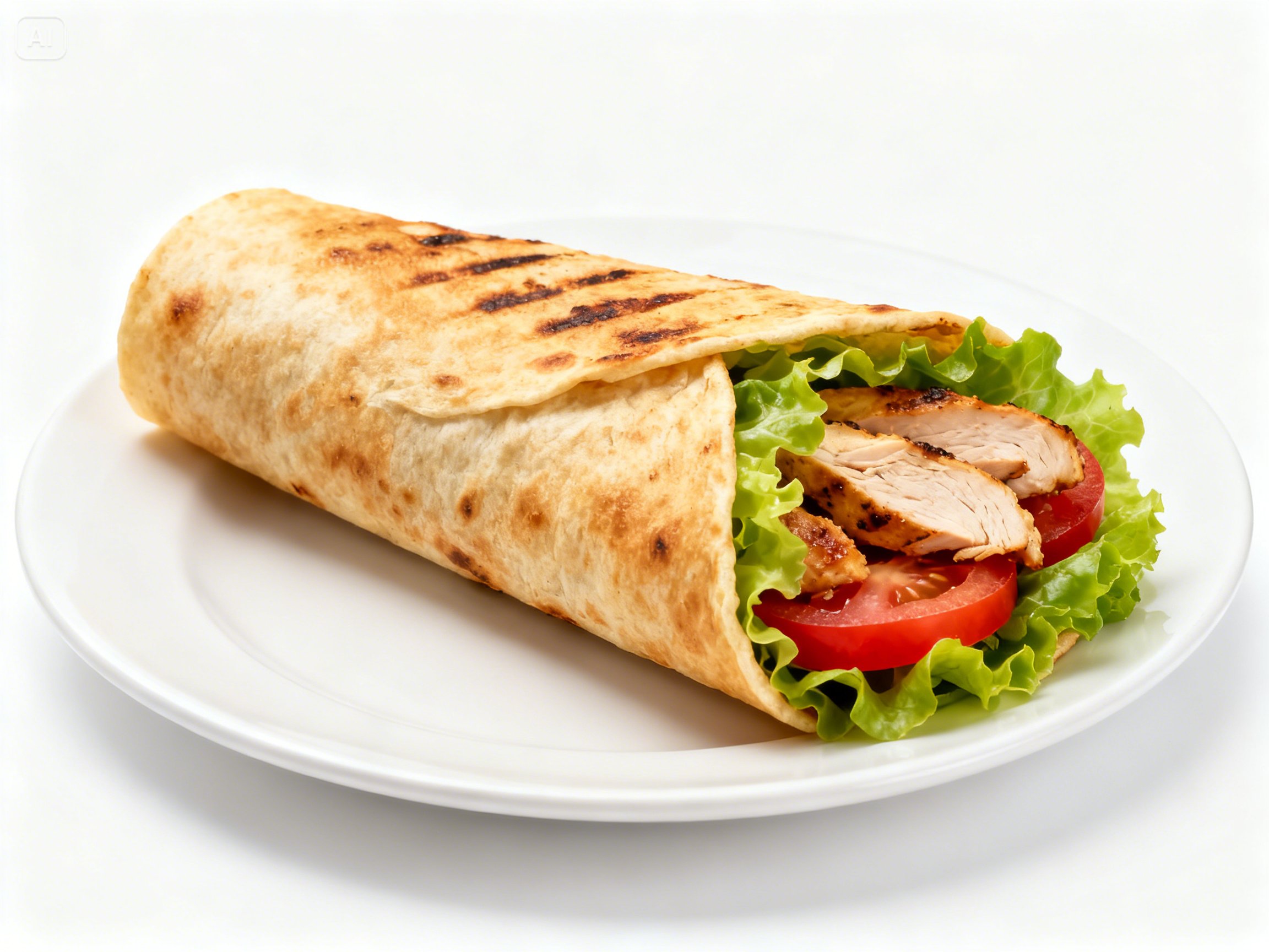 1. Grilled Chicken Wrap