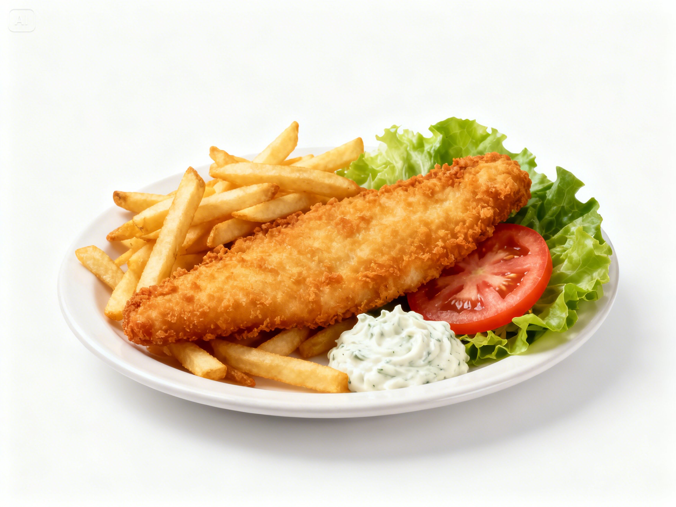 Fish Fillet Platter with French Fries
