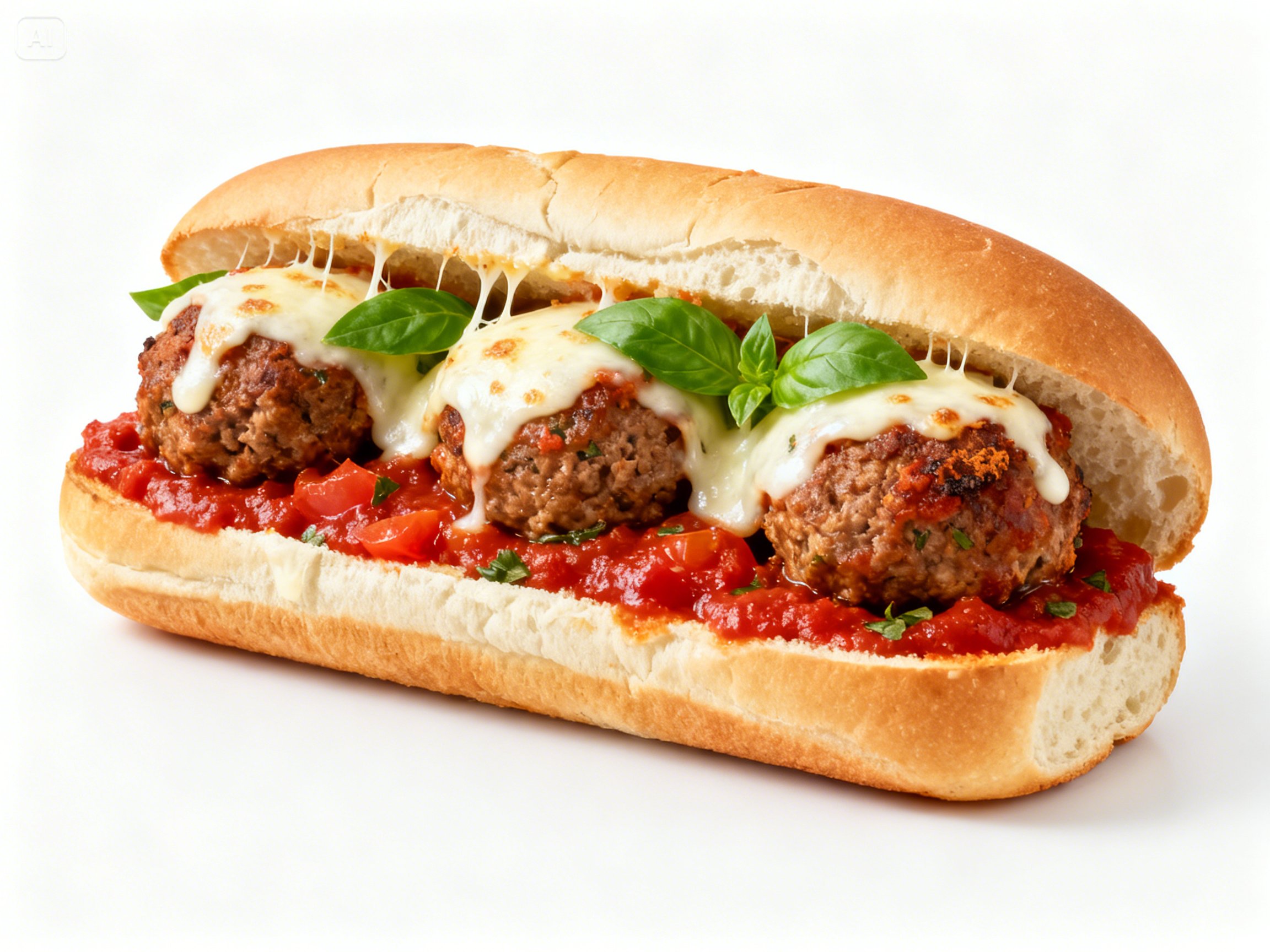 Meatball Parmigiana Sub