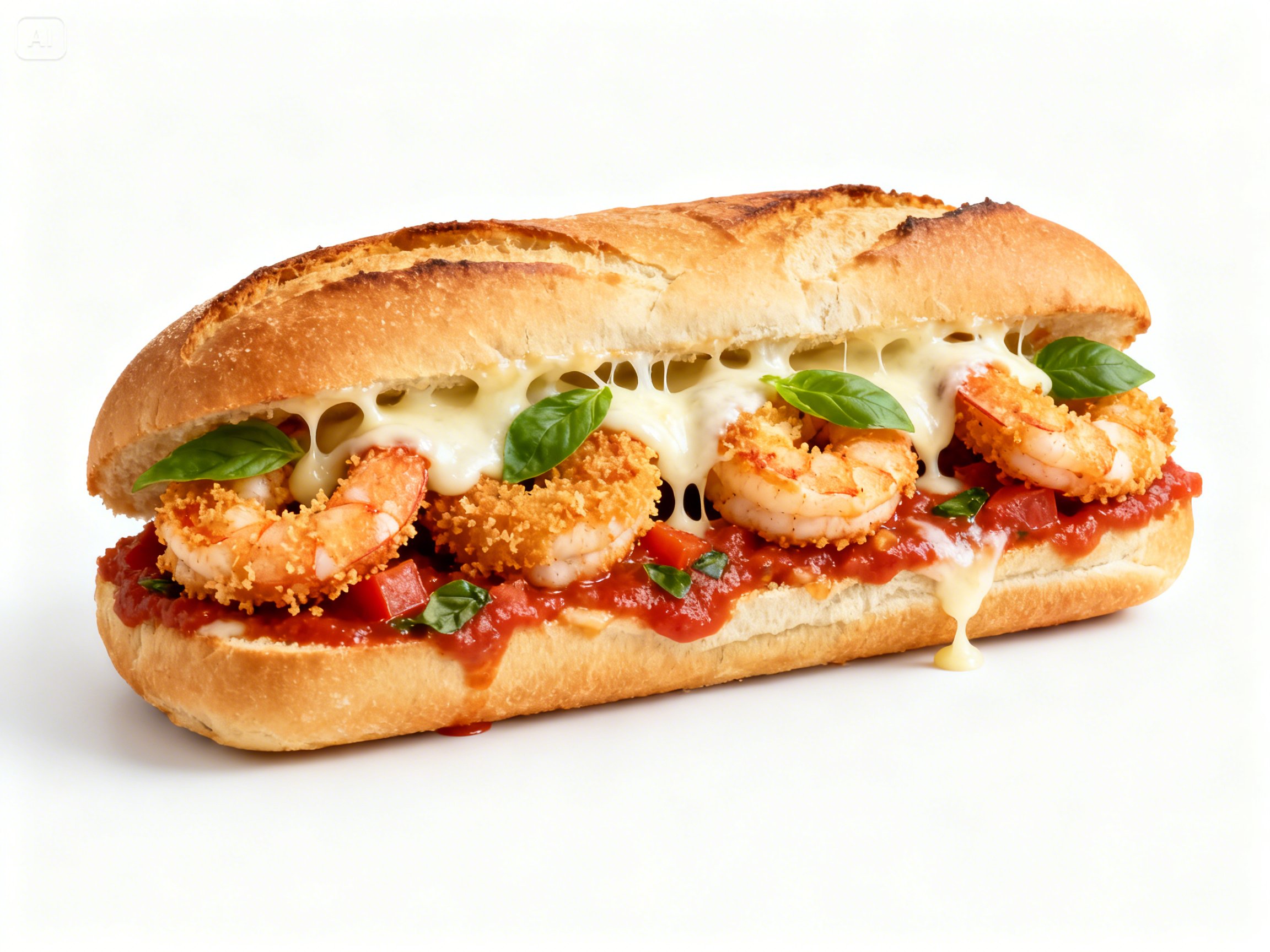 Shrimp Parmigiana Sub