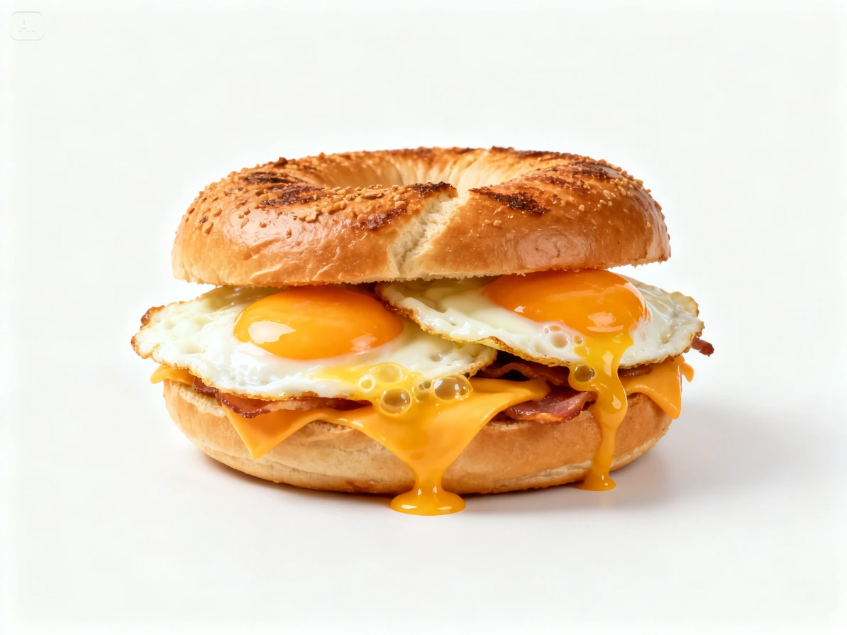Eggs and Cheese Sandwich