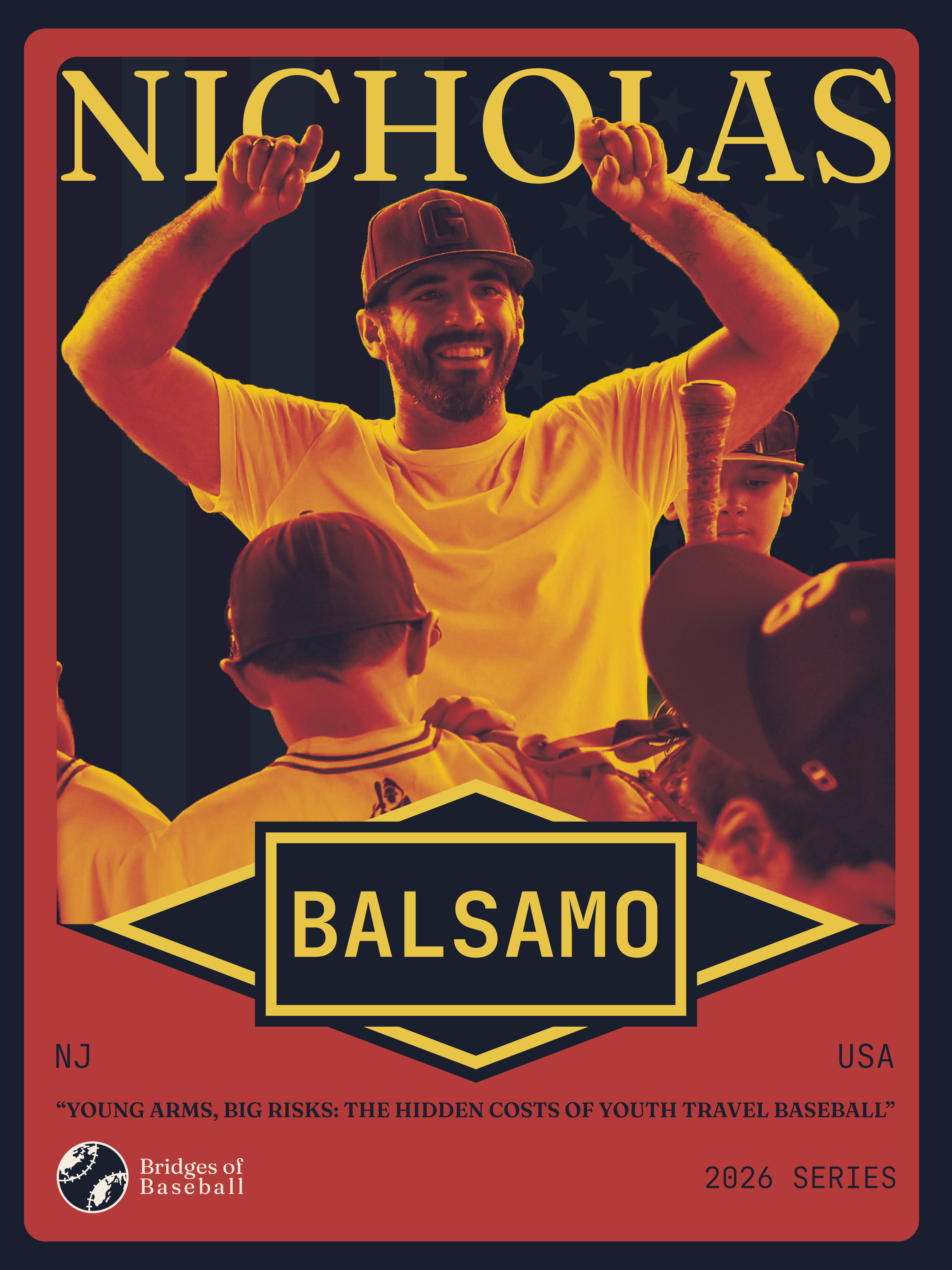 Nick contributor card, front