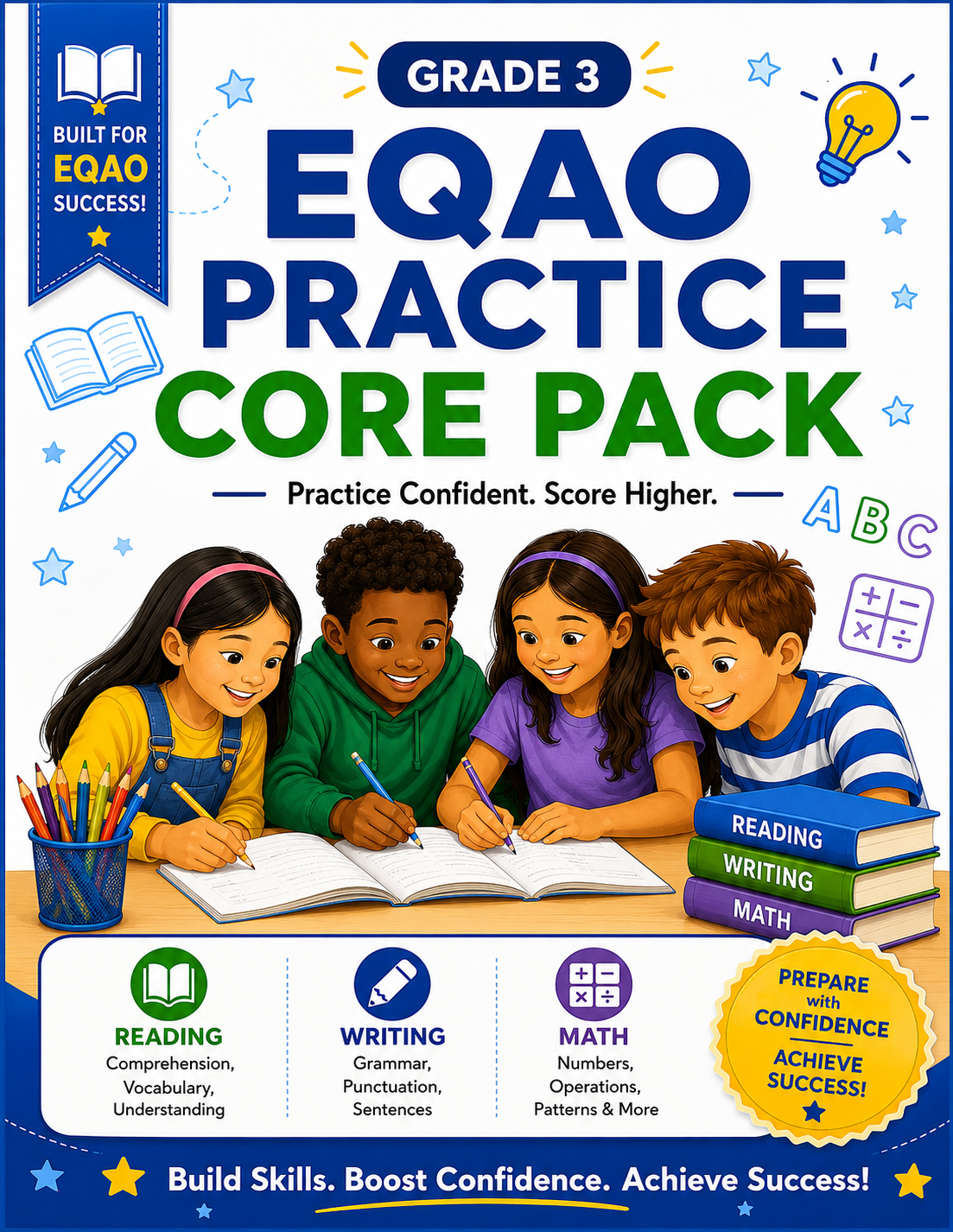EduReady Grade 3 EQAO Practice Core Pack