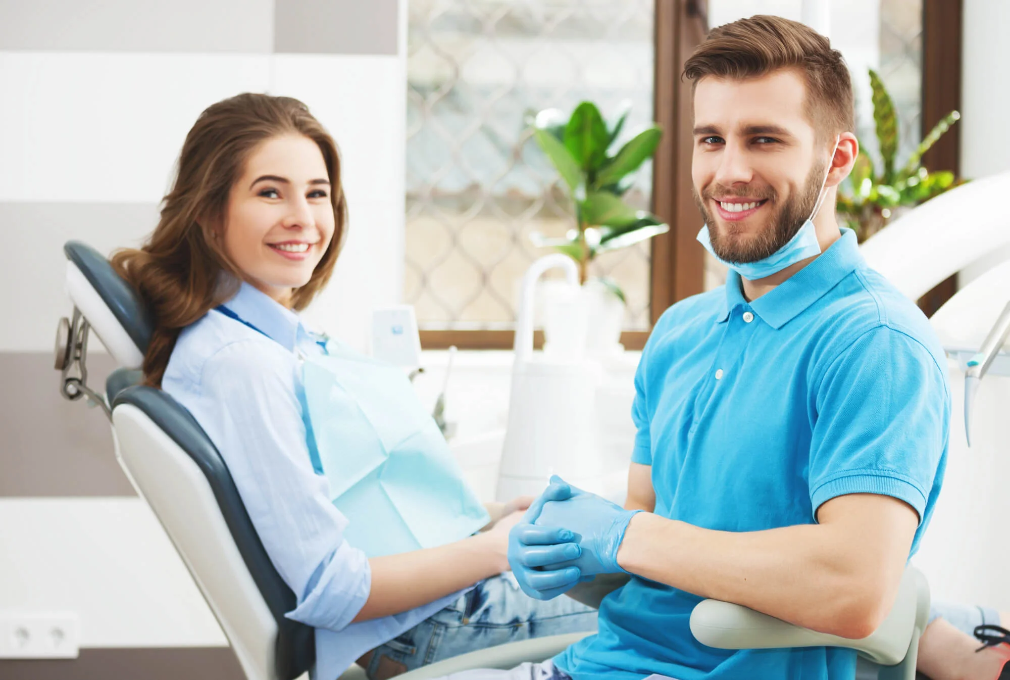 Patient discussing treatment with a North Raleigh tmj dentist