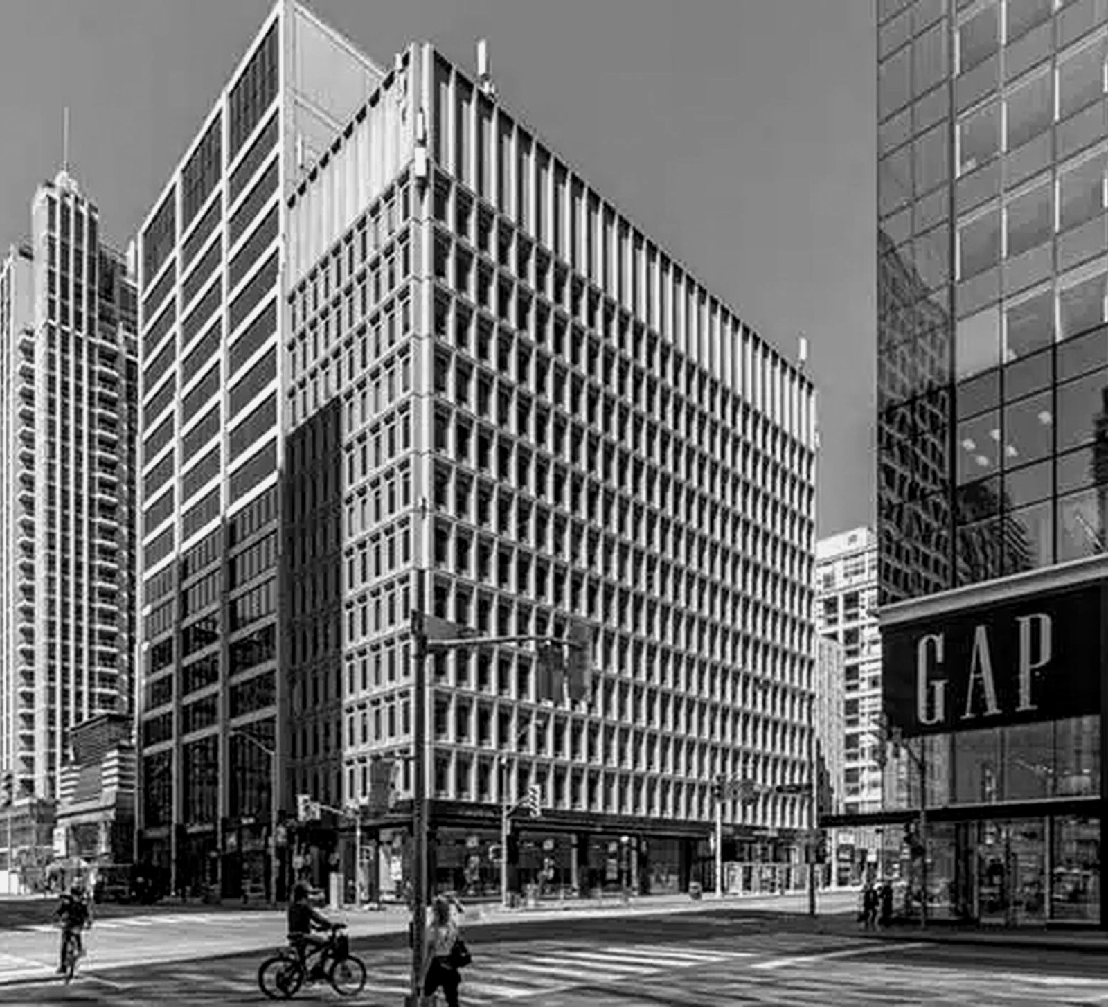 BKCProHub's Toronto office building at a downtown intersection
