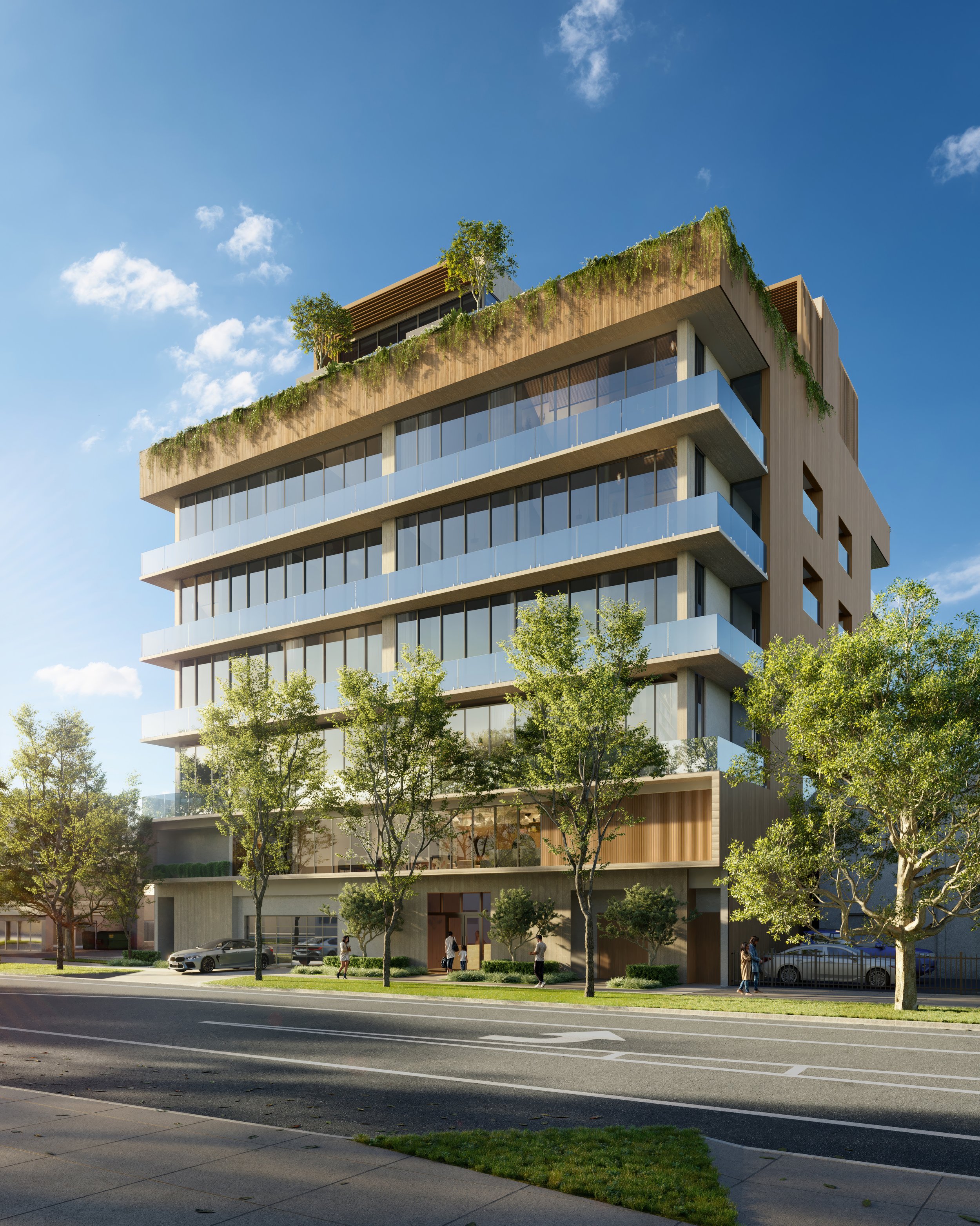 OPUS Coconut Grove architectural rendering